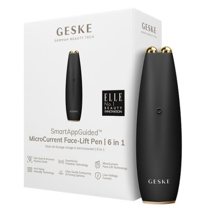Uređaj za njegu lica GESKE MicroCurrent Face-Lift Pen, 6u1, sivi