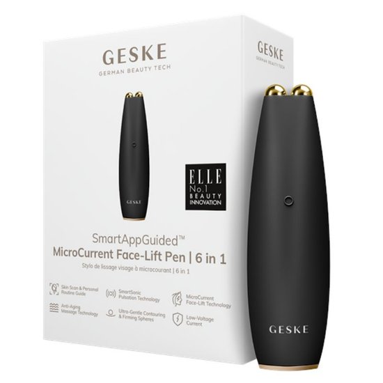Uređaj za njegu lica GESKE MicroCurrent Face-Lift Pen, 6u1, sivi