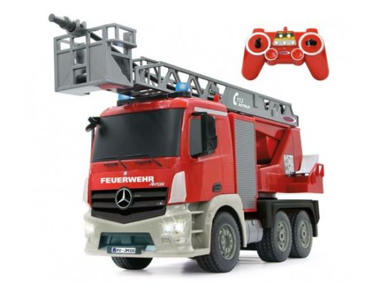 Kamion na daljinsko JAMARA vatrogasni Mercedes Arocs, crveni 1:20