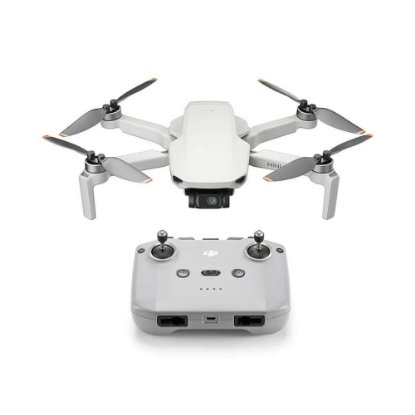 Dron DJI Mini 4K, 4K kamera, 3-axis gimbal, vrijeme leta do 31min, upravljanje daljinskim upravljačem, sivi