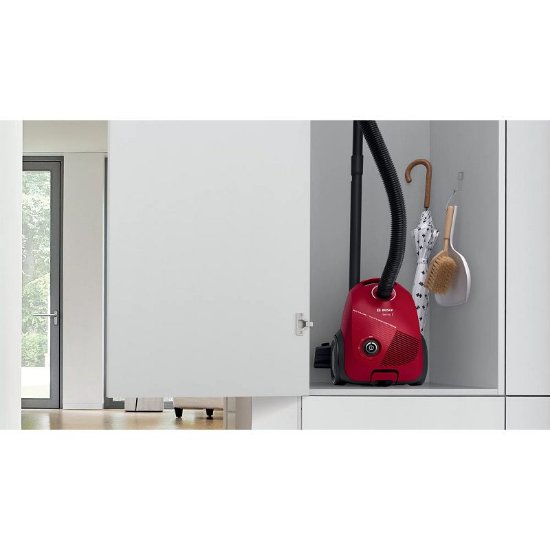 Usisavač BOSCH BGLS2RD1, Serie 2, 600 W, s vrećicom, crveni