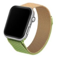 Zamjenski remen BELINE Steel za Apple Watch 42/44/45/49mm, zeleno-zlatni