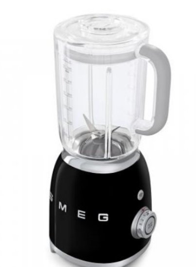 Blender SMEG BLF01BLEU, 800 W, 1,5 L, crni