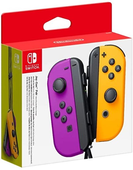 Gamepad za NINTENDO, Switch Joy-Con Pair, Neon purple and Neon orange