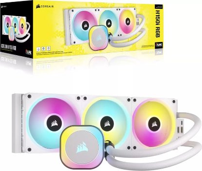 Vodeno hlađenje CORSAIR iCUE Link H150i RGB White AIO, CW-9061006-WW, za Intel i AMD
