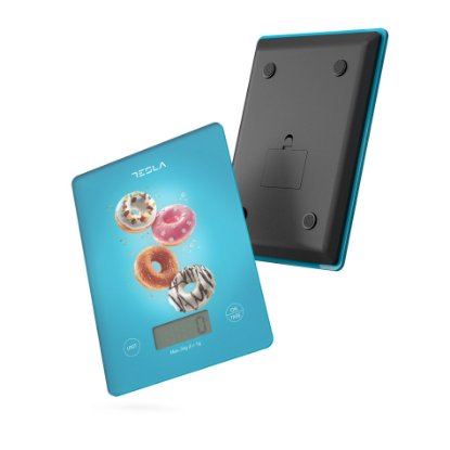 Kuhinjska vaga TESLA KS100BL, digitalna, 5 kg, plava