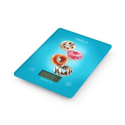Kuhinjska vaga TESLA KS100BL, digitalna, 5 kg, plava