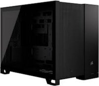 Kućište CORSAIR 2500D Airflow Dual chamber, RGB, window, MIDI, ATX, crno, bez napajanja