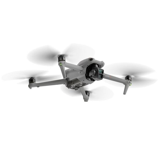 Dron DJI Air 3, 4K UHD kamera, 3-axis gimbal, vrijeme leta do 46min, upravljanje daljinskim upravljačem, sivi