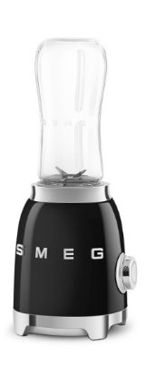 Blender mini SMEG PBF01BLEU, 300 W, 0,6 l, crni
