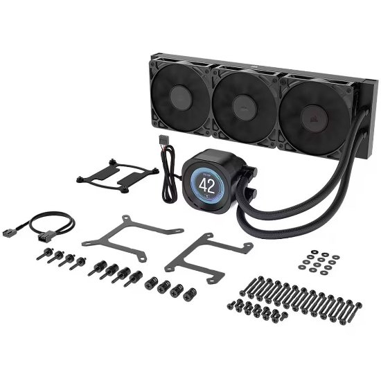 Vodeno hlađenje CORSAIR NAUTILUS 360 RS LCD, za Intel i AMD
