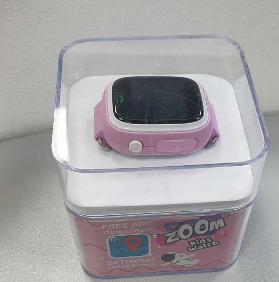 Dječji pametni sat USED CORDYS, praćenje lokacije, primanje i slanje poziva, slanje SMS-a, rozi