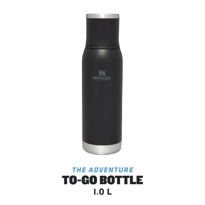 Boca STANLEY Adventure To-Go Bottle, 1.0l, crna