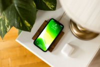 Bežični punjač TREED Dark Walnut Qi, 15W, MagSafe