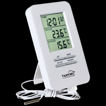 Vremenska stanica HOME HC 12, sa satom i žičnom vanjskom jedinicom