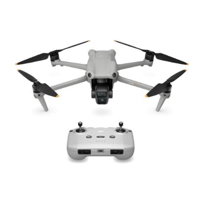 Dron DJI Air 3, 4K UHD kamera, 3-axis gimbal, vrijeme leta do 46min, upravljanje daljinskim upravljačem, sivi