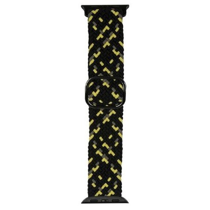 Zamjenski remen BELINE Textile za Apple Watch 38/40/41mm, crno-žuti