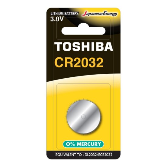 Baterija TOSHIBA, CR2032 BP1