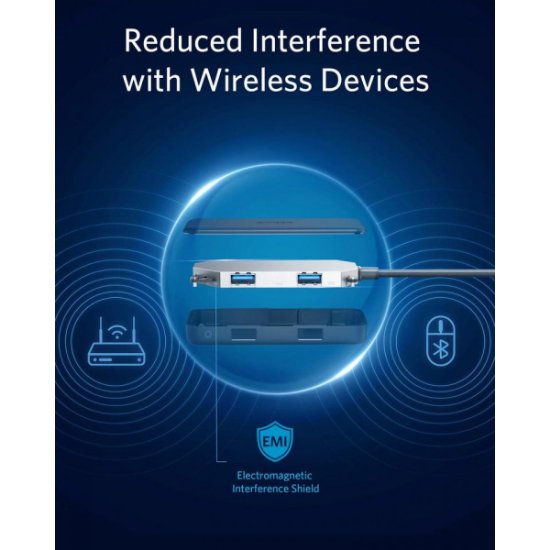 Docking station ANKER PowerExpand A8334HA1, USB-C na 2x USB-A, 1x HDMI, 1x micro SD card, 1x SD