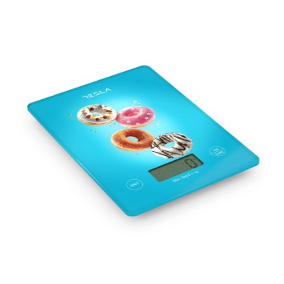 Kuhinjska vaga TESLA KS100BL, digitalna, 5 kg, plava