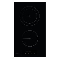 Ugradbena ploča TESLA HV3200SB, električna, 30 cm, 2 zone, staklokeramika, crna