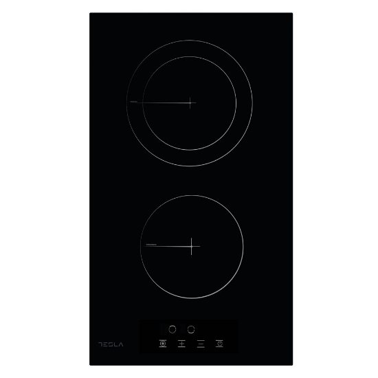 Ugradbena ploča TESLA HV3200SB, električna, 30 cm, 2 zone, staklokeramika, crna