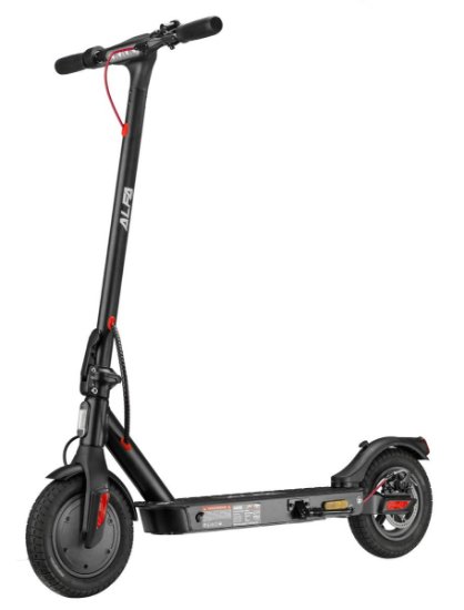 Električni romobil ALFA E-POWER AS30, autonomija do 30km, brzina 25km/h, kotači 10˝, crni