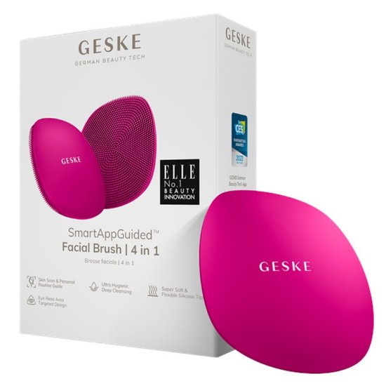 Četka za lice GESKE Facial Brush, 4u1, magenta