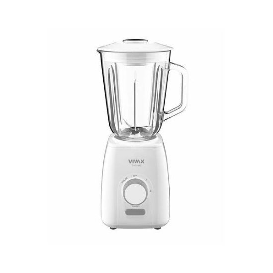 Blender VIVAX HOME BL-600G, 600W, 1,5 L stakleni vrč, 2 brzine + pulse funkcija, funkcija drobljenja leda