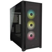 Kućište CORSAIR iCUE 5000X RGB, window, MIDI, ATX, crno, bez napajanja