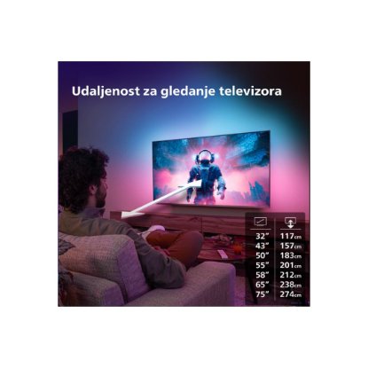LED TV 32" PHILIPS 32PFS6908/12, FullHD, DVB-T/T2/C/S2, LAN, HDMI, USB, WiFi, energetski razred F