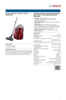 Usisavač BOSCH BGLS4X201, 600 W, s vrećicom, Serie 4, crveni