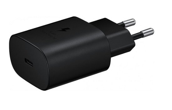 Kućni punjač SAMSUNG TA800, 25W Fast Charge USB-C, bez kabela, crni