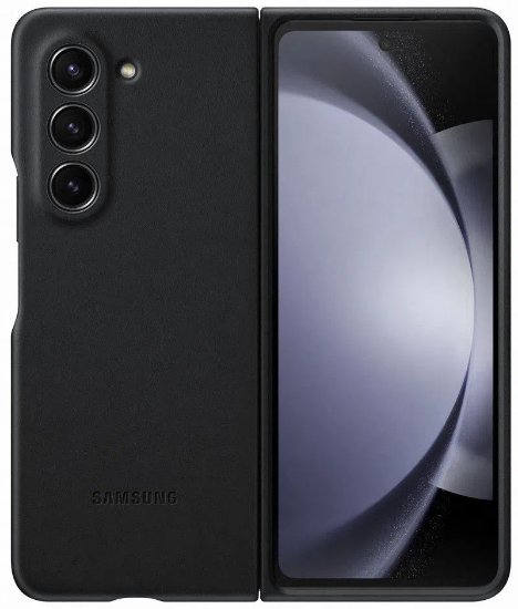 Futrola SAMSUNG, za Galaxy Z Fold 5, kožna, crna