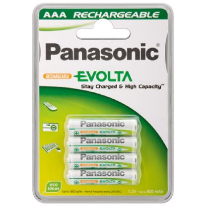 Baterije PANASONIC HHR-4MVE/4BP, punjive, 750mAh, AAA, 4 kom