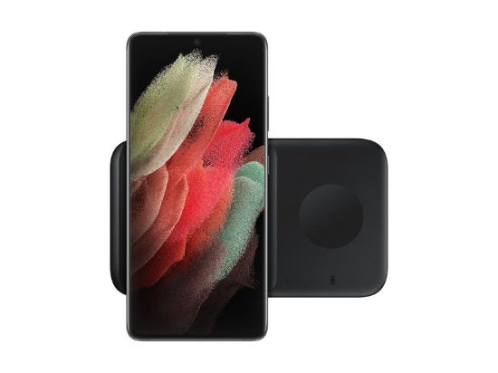 Bežični punjač SAMSUNG Duo 30W za pametni telefon ili pametni sat, crni