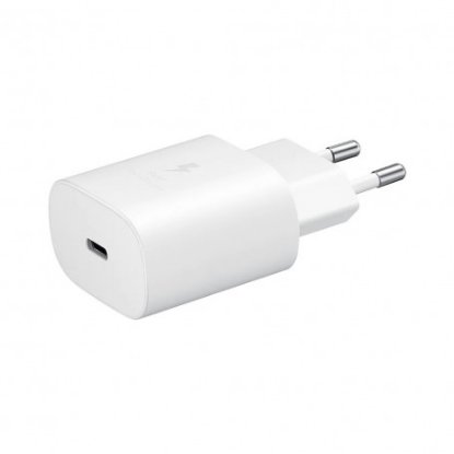 Kućni punjač SAMSUNG TA800, 25W Fast Charge USB-C, bez kabela, bijeli