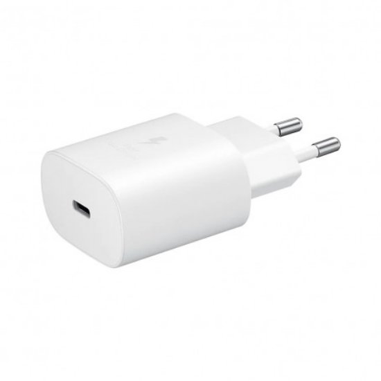 Kućni punjač SAMSUNG TA800, 25W Fast Charge USB-C, bez kabela, bijeli