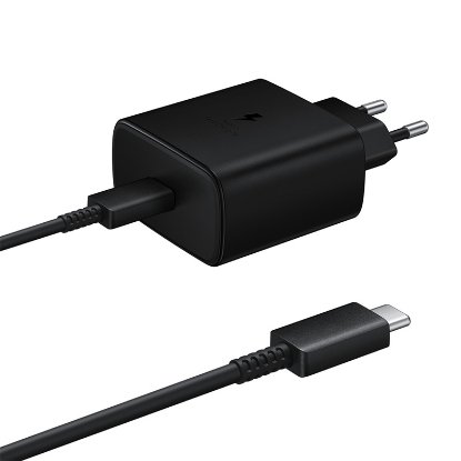 Kućni punjač SAMSUNG EP-T4510, 45W Fast Charge USB-C, USB-C kabel, crni