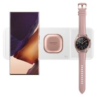 Bežični punjač SAMSUNG Trio za pametni telefon ili pametni sat, bijeli