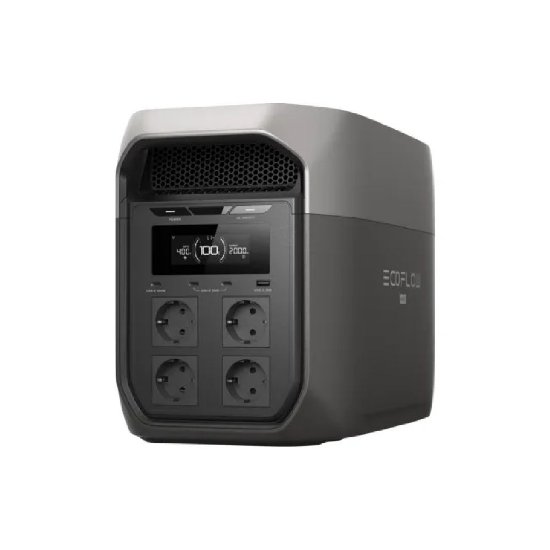 Energetska stanica ECOFLOW Delta 3 Max, 2048VA/2400W, prijenosni, sa 4 utičnice