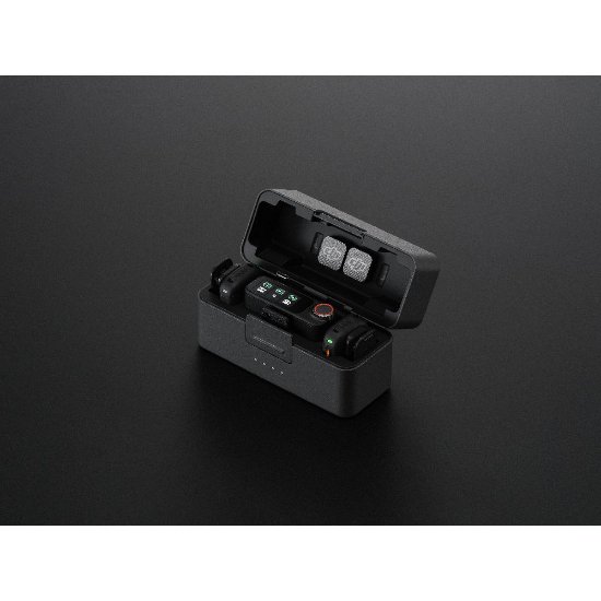 Mikrofon DJI Mic 3 (2 TX + 1 RX + Charging Case), bežični, crni