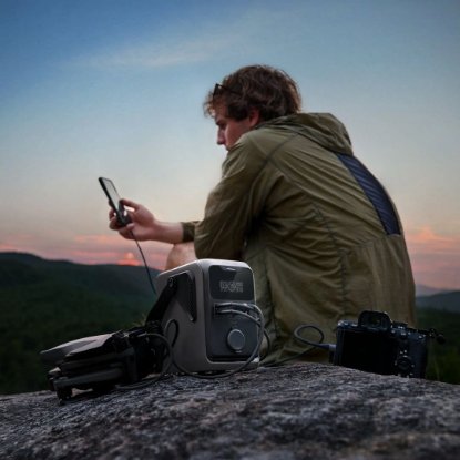 Energetska stanica ECOFLOW Trail 200 DC, 192Wh, 220W, siva