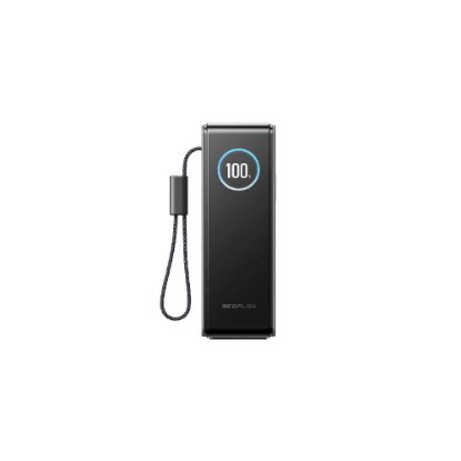 Mobilni USB punjač ECOFLOW Rapid Powerbank 25000 mAh, 170W, kabel USB-C 100W, sivi