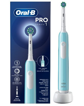 Električna četkica za zube ORAL-B PRO 1, Cross Action, tirkizna