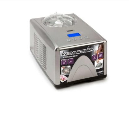 Aparat za sladoled DOMO DO9066I, 1,5 l, inox