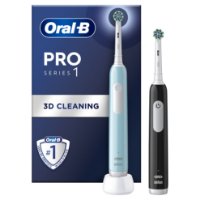 Električna četkica za zube ORAL-B Pro series 1, duopack, crna i plava