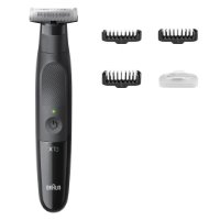 Trimer brade BRAUN XT3100, za bradu i tijelo, 3 nastavka, crni