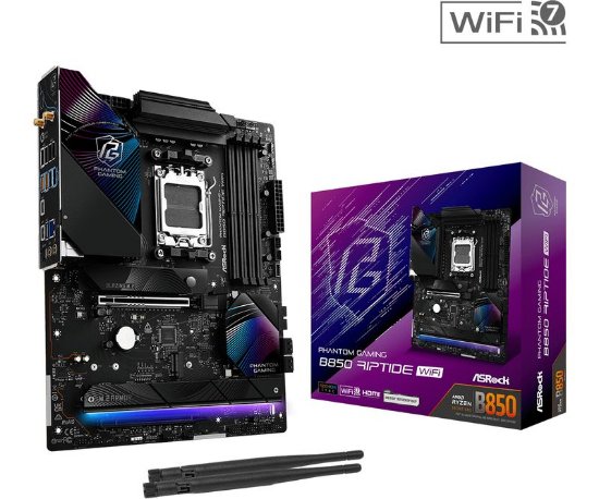 Matična ploča ASROCK B850 PG Riptide WiFi, AMD B850, DDR5, WiFi, ATX, s. AM5