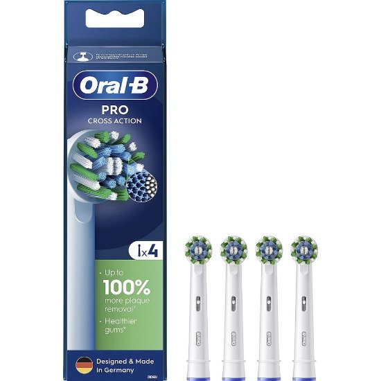 Zamjenske glave četkice za zube ORAL-B Cross Action 4, bijele